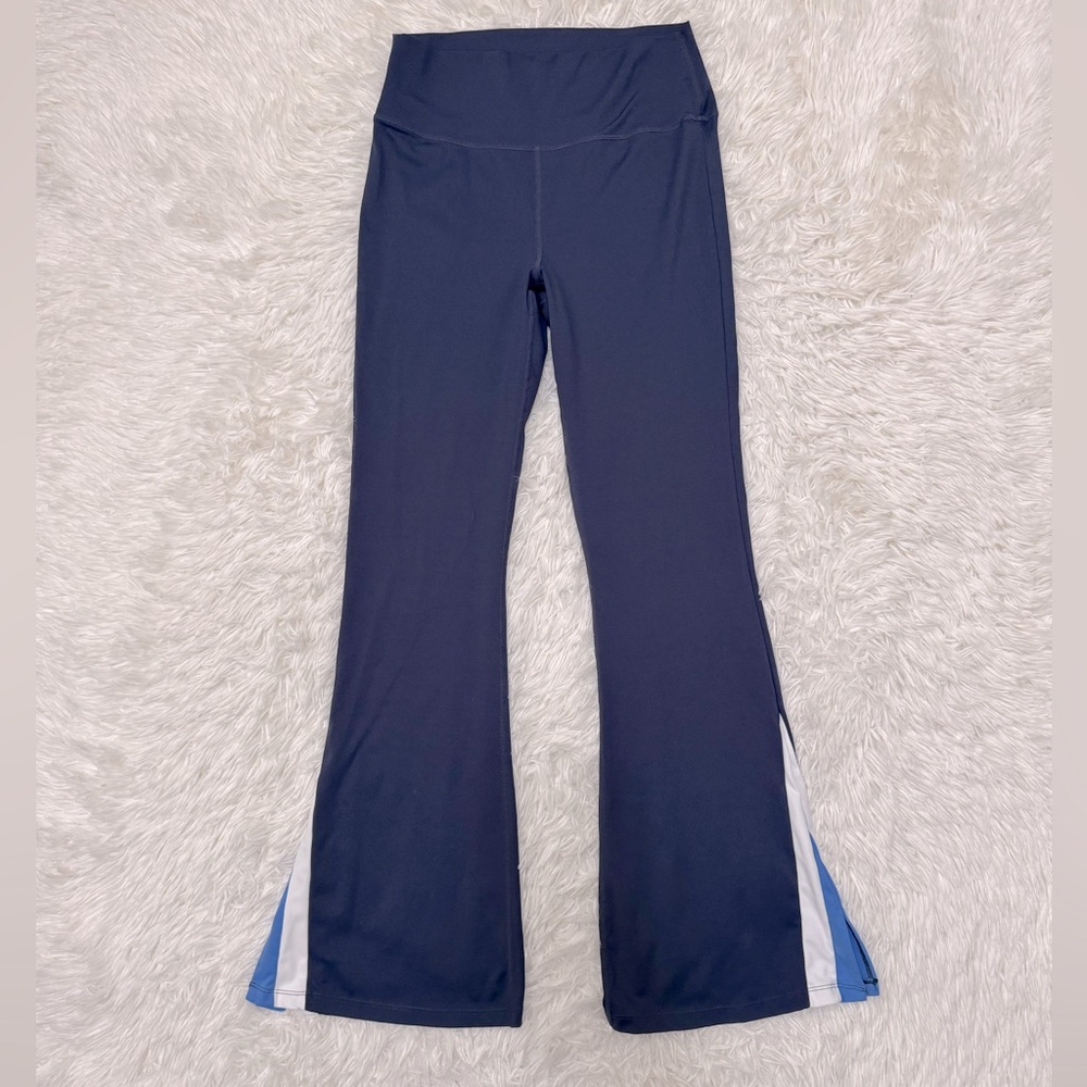 Wilo the Label Flare Leggings Wilo leggings Stylish Navy Flared Leggings
